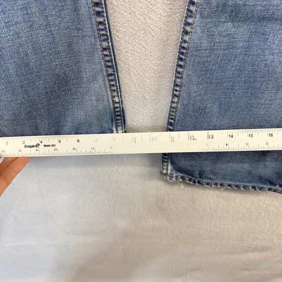 Diesel jeans mens 33 Fits 35x32 Blue Straight Whisker Viker Vintage y2k Whisker - Picture 6 of 15